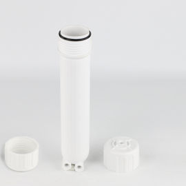 Composants blancs de filtre d'eau de couleur, logement simple de filtre de RO de joint circulaire